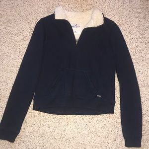 Hollister Sherpa Quarter Zip